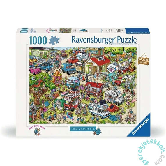 Ravensburger 1000 db-os puzzle - Holiday Resort 1 - The Campsite (12000721)