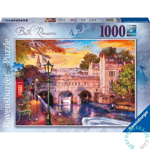 Ravensburger 1000 db-os puzzle - Romanitikus séta Bathban (16955)