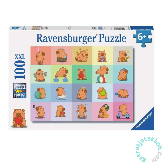 Ravensburger 100 db-os XXL puzzle - Capybara (12004386)