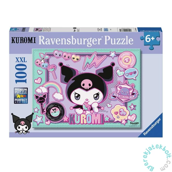 Ravensburger 100 db-os XXL puzzle  - Hello Kitty Kuromi (12004333)