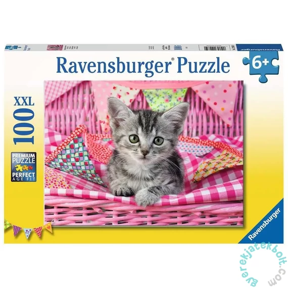 Ravensburger 100 db-os XXL puzzle - Aranyos cica (12985)