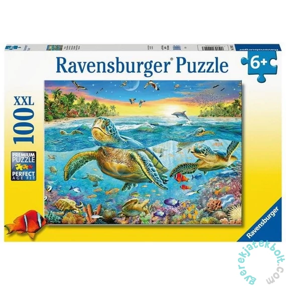 Ravensburger 100 db-os XXL puzzle - Teknősök találkozása (12942)