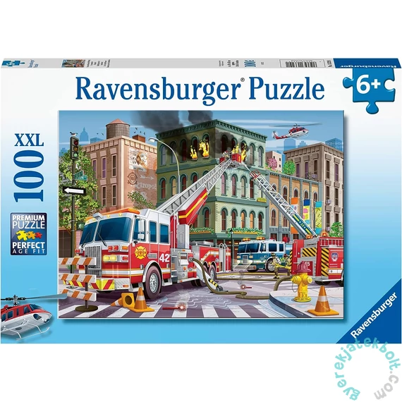 Ravensburger 100 db-os XXL puzzle - Tűzoltóautók (13329)