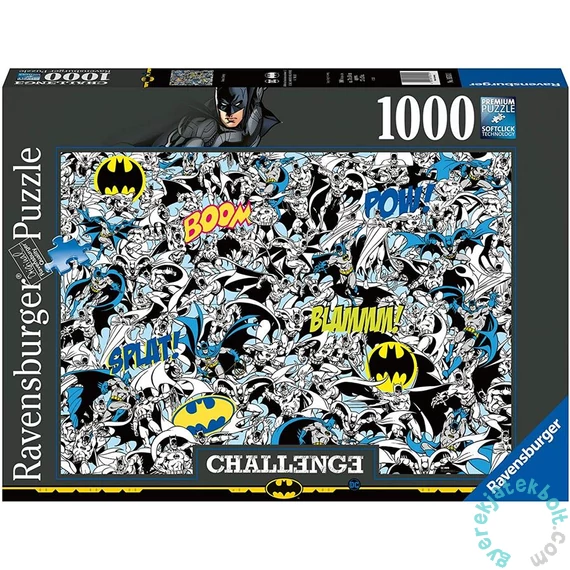 Ravensburger 1000 db-os - Lehetetlen puzzle - Batman - kihívás (16513)