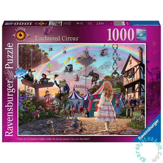 Ravensburger 1000 db-os Look and find puzzle - Varázslatos cirkusz (17482)