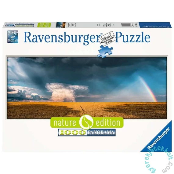 Ravensburger 1000 db-os Panoráma puzzle - Nature Edition - Misztikus szivárványos időjárás (17493)