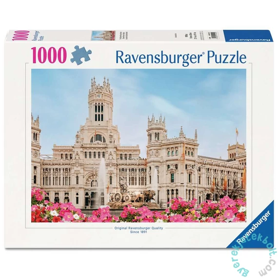 Ravensburger 1000 db-os puzzle  - A Cibeles-palota, Madrid (12001914)