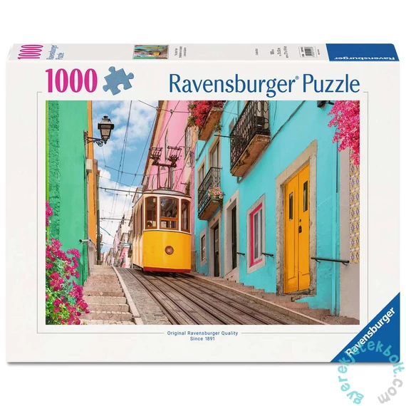 Ravensburger 1000 db-os puzzle  - A lisszaboni villamos (12001913)