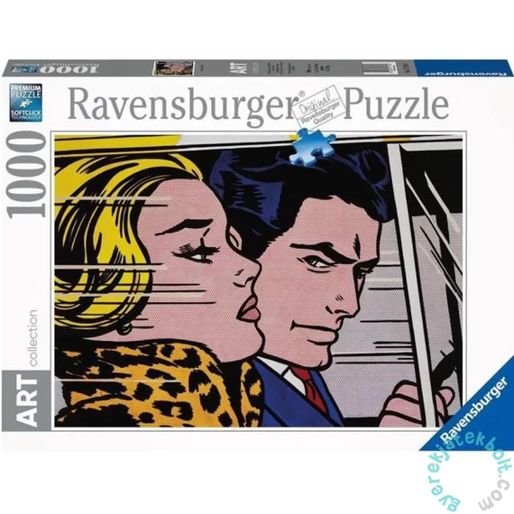 Ravensburger 1000 db-os puzzle - Art Collection - Roy Lichtenstein - Az autóban (17179)
