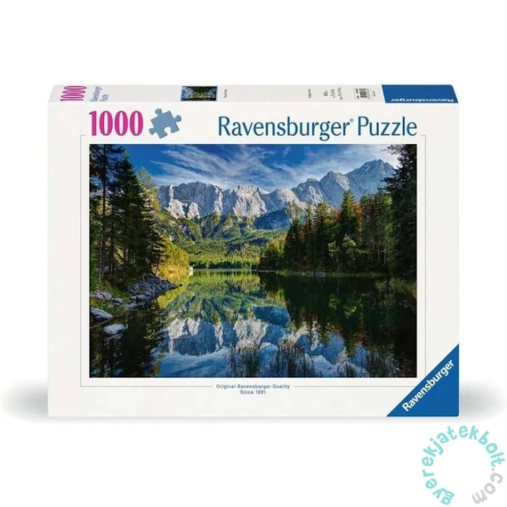 Ravensburger 1000 db-os puzzle - Az Eibsee tó és a Zugspitze, Wettersteingebirge (12000653)
