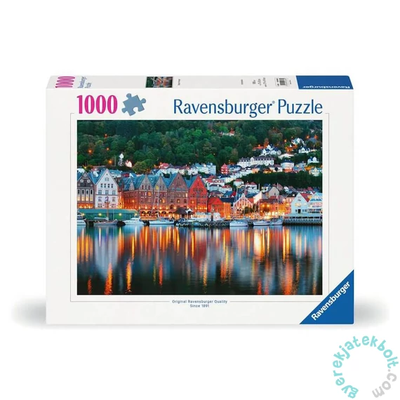 Ravensburger 1000 db-os puzzle - Bergen, Norvégia (12000669)