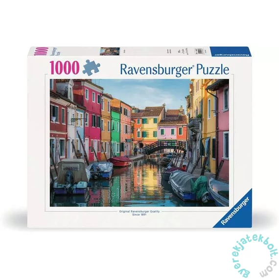 Ravensburger 1000 db-os puzzle - Burano, Olaszország (12000623)