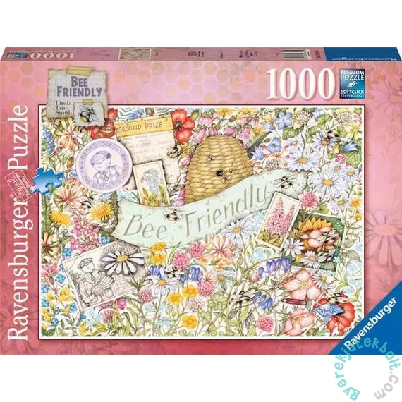 Ravensburger 1000 db-os puzzle - Barátságos méhecske (17619)