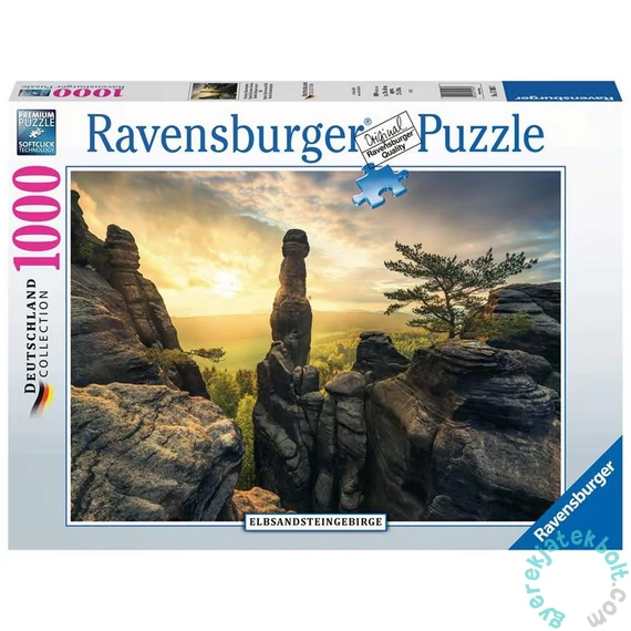 Ravensburger 1000 db-os puzzle - Deutschland Collection - Elba homokkő-hegység (17093)