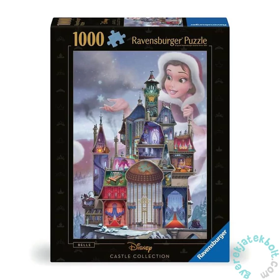 Ravensburger 1000 db-os puzzle - Disney Castle Collection - Szépség és a Szörnyeteg (12000262)