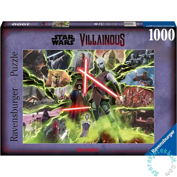 Ravensburger 1000 db-os puzzle - Disney gonoszai - Asajj Ventress (17341)