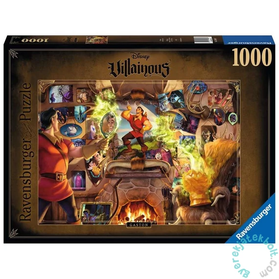 Ravensburger 1000 db-os puzzle - Disney gonoszai - Gaston (16889)