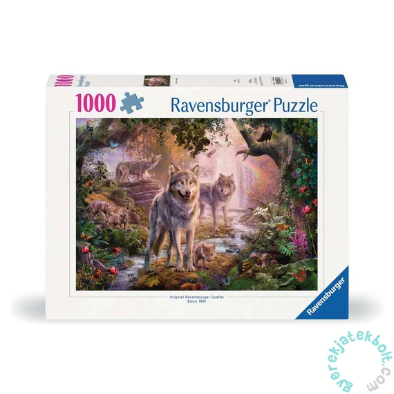 Ravensburger 1000 db-os  puzzle - Farkascsalád nyáron (12000465)