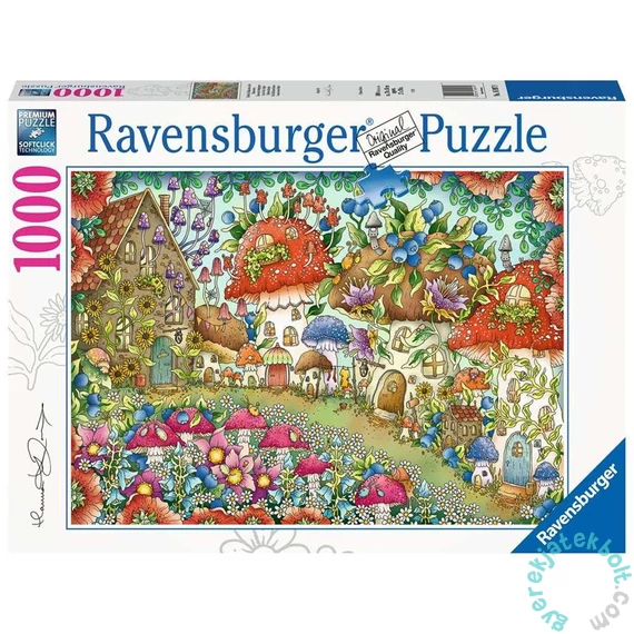 Ravensburger 1000 db-os puzzle - Aranyos gombaházikók (16997)