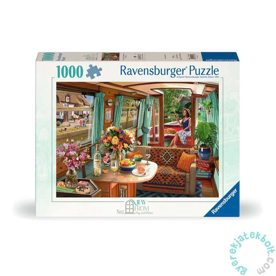 Ravensburger 1000 db-os puzzle  - Hajó a folyón (12001723)