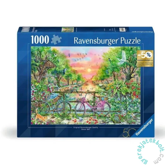 Ravensburger 1000 db-os puzzle - Kerékpárok Amszterdamban (12001089)