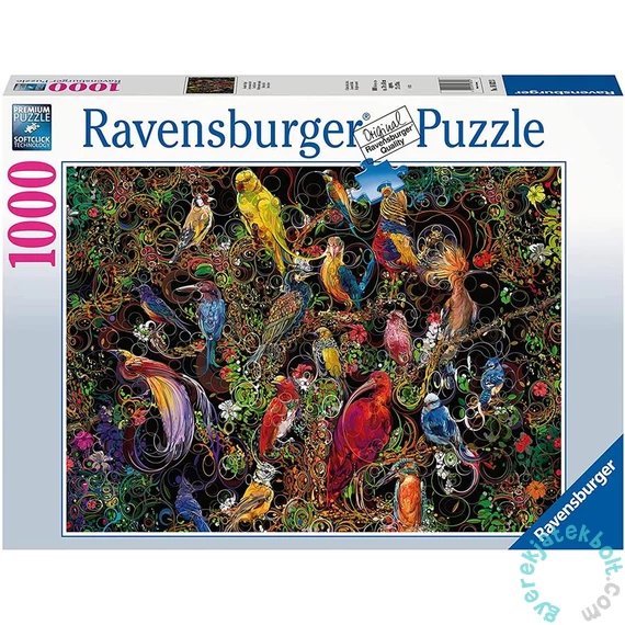 Ravensburger 1000 db-os puzzle - A madarak művészete (16832)