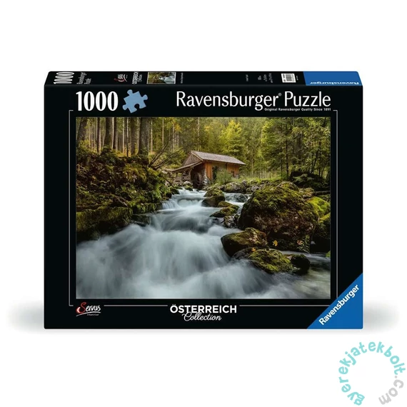 Ravensburger 1000-db-os puzzle - Malom a Golling-vízesésnél, Ausztria (12000604)