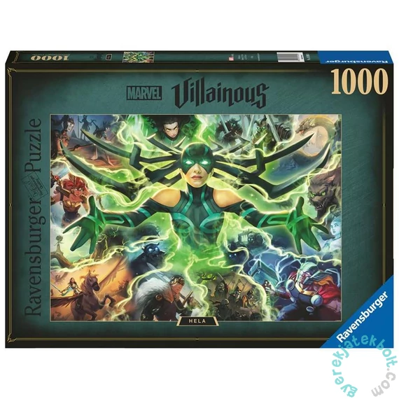 Ravensburger 1000 db-os puzzle - Marvel gonoszai - Hela (16903)
