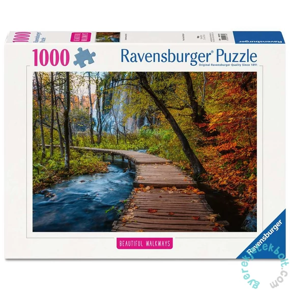 Ravensburger 1000 db-os puzzle  - Őszi faösvény (12001764)