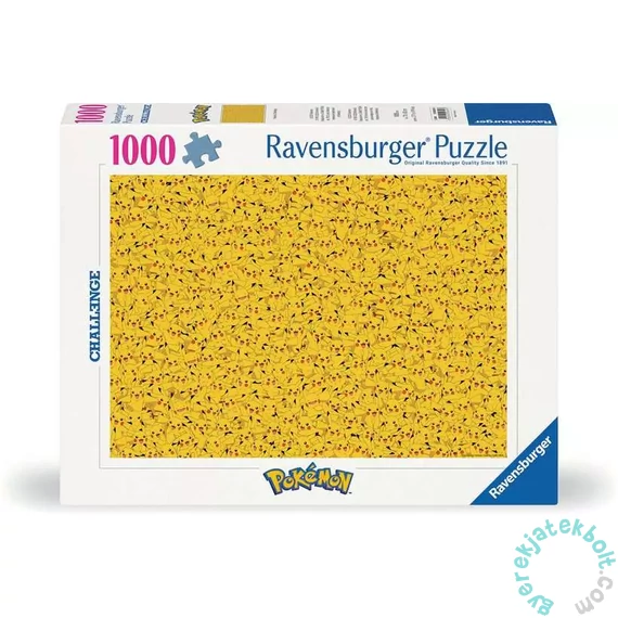Ravensburger 1000 db-os  Lehetetlen puzzle - Pikachu (12000829)