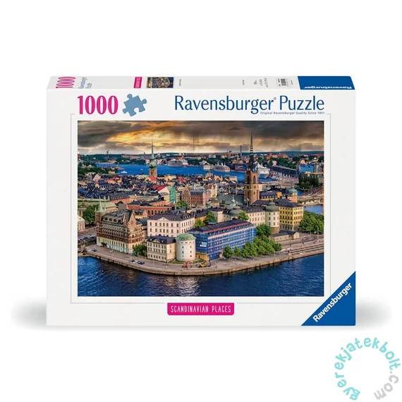 Ravensburger 1000 db-os puzzle - Scandinavian Places - Stockholm - Svédország (12000114)