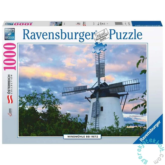 Ravensburger 1000 db-os puzzle - Malom Retz közelében, Ausztria (17175)
