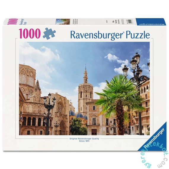 Ravensburger 1000 db-os puzzle  - Szent Mária tér, Valencia (12001915)