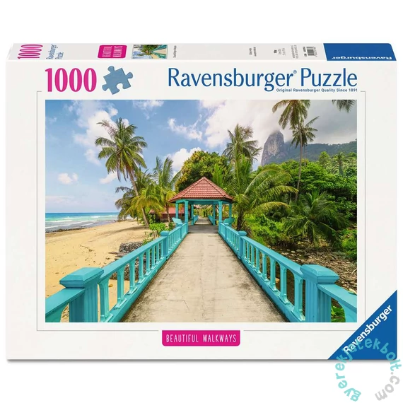 Ravensburger 1000 db-os puzzle  - Színes híd Malajziában (12001766)