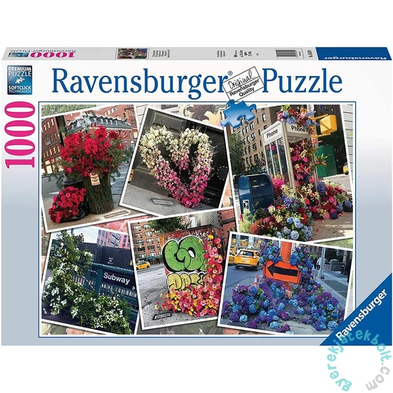 Ravensburger 1000 db-os puzzle - Virágok New Yorkban (16819)