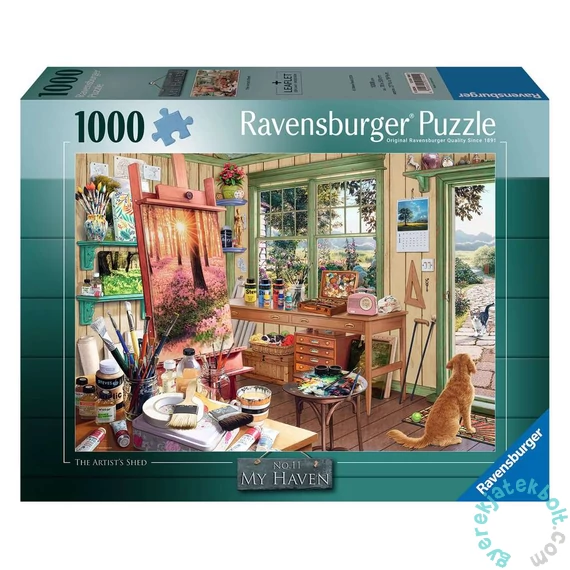 Ravensburger 1000 db-os  puzzle - Művészi szoba (12001100)