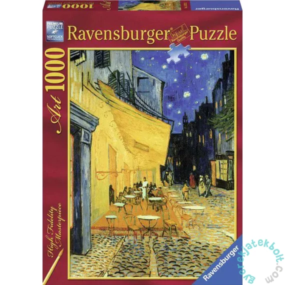 Ravensburger 1000 db-os puzzle - Art Collection - Vincent van Gogh Kávézó éjjel (12000060)