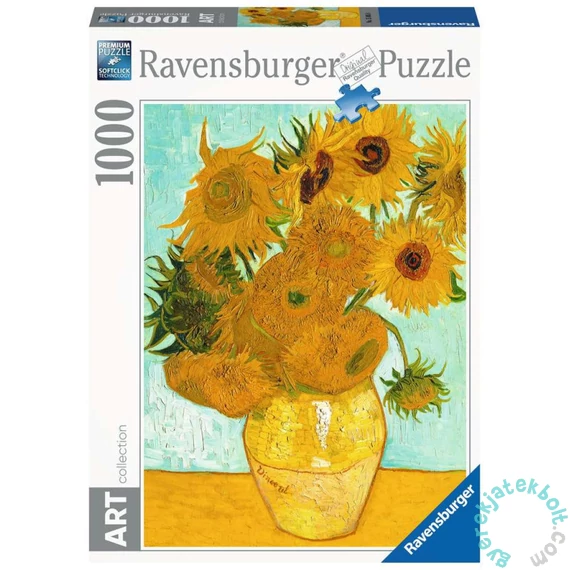 Ravensburger 1000 db-os puzzle - Art Collection - Vincent Van Gogh Napraforgók (12000070)