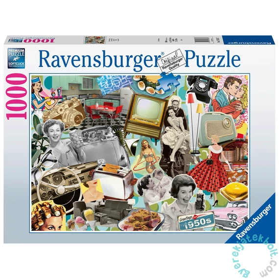Ravensburger 1000 db-os puzzle - Az 50-es évek (12000618)