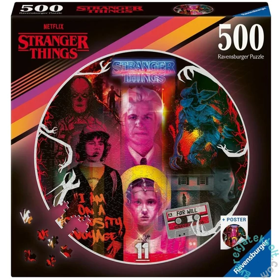 Ravensburger 500 db-os kör puzzle - Stranger Things (12001227)