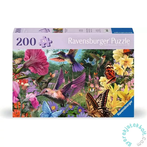 Ravensburger 200 db-os puzzle - Kolibri és pillangó (12001369)