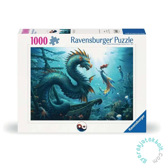 Ravensburger 1000 db-os puzzle - Sárkány, sellő, teknős (12001434)