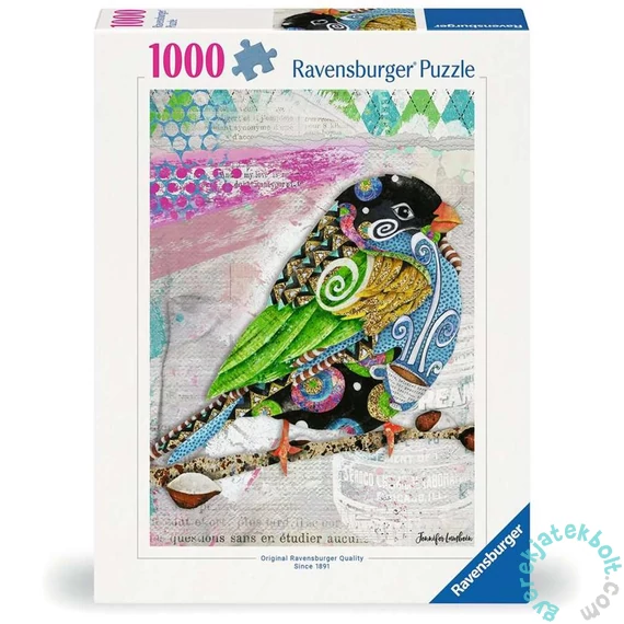 Ravensburger 1000 db-os puzzle - Színes madár (12001438)