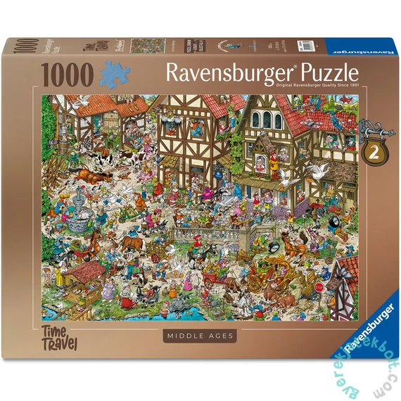 Ravensburger 1000 db-os puzzle - Időutazás, középkor (12001673)