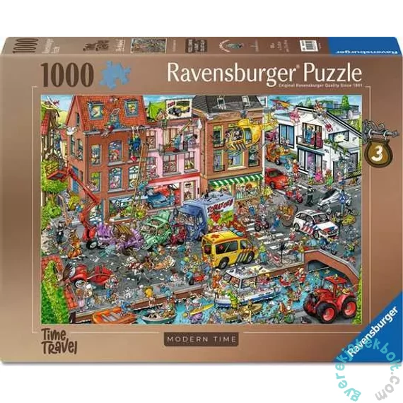 Ravensburger 1000 db-os puzzle - Időutazás, modernkor (12001742)