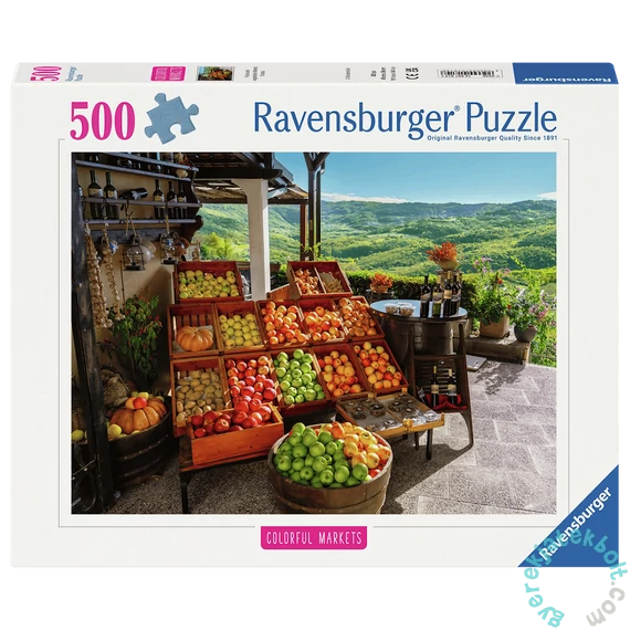 Ravensburger 500 db-os puzzle - Gyümölcspiac, Horvátország (12001814)