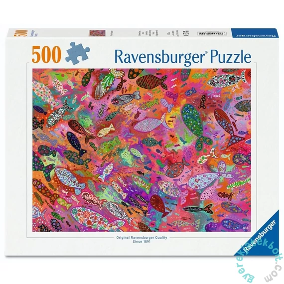 Ravensburger 500 db-os puzzle - Színes halak (12001844)