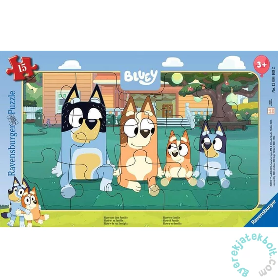 Ravensburger 15 db-os keretes puzzle - Bluey (12004109)