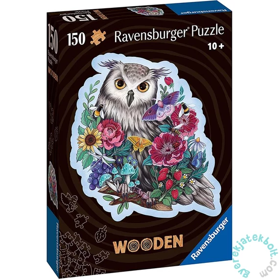 Ravensburger 150 db-os fa sziluett puzzle - Mysterious Owl (17511)