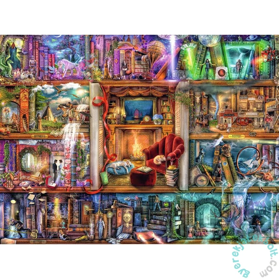 Ravensburger 1500 db-os  puzzle - A Nagy Könyvtár (12000190)